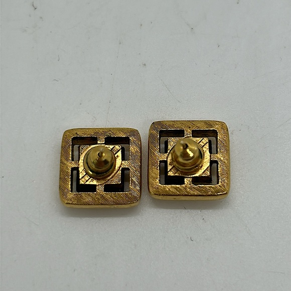 Givenchy Vintage Dark Blue Stones Earrings 🌺🌺 - Picture 3 of 4